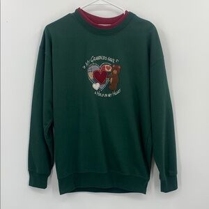 Vintage M & C Sportswear Double Collar Grandma Sweatshirt Women’s Size Medium